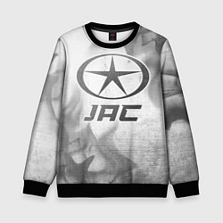 Детский свитшот JAC - white gradient