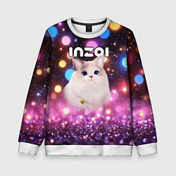 Детский свитшот Inzoi кошечка и логотип