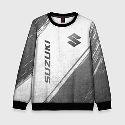 Свитшот детский Suzuki - white gradient вертикально, цвет: 3D-черный