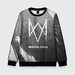 Детский свитшот Watch Dogs - grey gradient