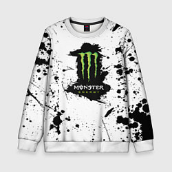 Детский свитшот Monster energy брызги красок