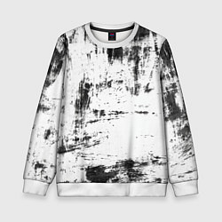 Свитшот детский Color black and white, цвет: 3D-белый