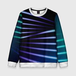 Свитшот детский Color black blue, цвет: 3D-белый