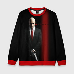 Свитшот детский Агент Hitman, цвет: 3D-красный