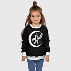Свитшот детский Роблокс космос, цвет: 3D-белый — фото 2