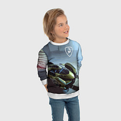 Свитшот детский Lamborghini - motorsport extreme, цвет: 3D-белый — фото 2