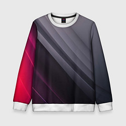Свитшот детский Color black grey, цвет: 3D-белый