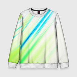 Свитшот детский Multicolored, цвет: 3D-белый