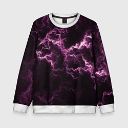 Детский свитшот Lightning pink glow