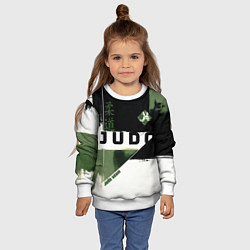 Свитшот детский Время дзюдо, цвет: 3D-белый — фото 2