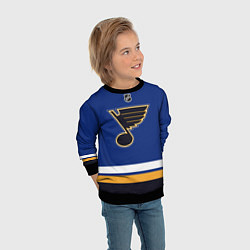 Свитшот детский St Louis Blues - NHL team, цвет: 3D-черный — фото 2