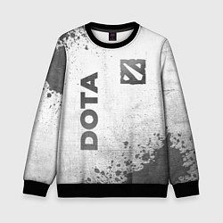 Свитшот детский Dota - white gradient вертикально, цвет: 3D-черный