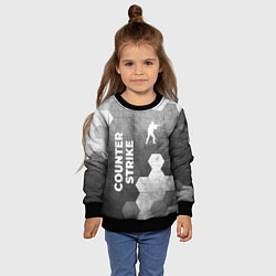 Свитшот детский Counter Strike - grey gradient вертикально, цвет: 3D-черный — фото 2