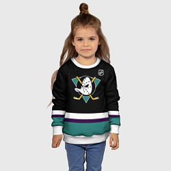 Свитшот детский Теему Селянне - Анахайм Дакс, цвет: 3D-белый — фото 2