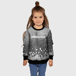 Свитшот детский Jaguar - grey gradient посередине, цвет: 3D-черный — фото 2