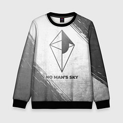 Детский свитшот No Mans Sky - white gradient