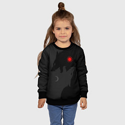 Свитшот детский Хати и Сколь, цвет: 3D-черный — фото 2