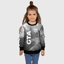 Свитшот детский GTA - grey gradient вертикально, цвет: 3D-черный — фото 2