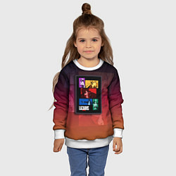 Свитшот детский Lazarus Art, цвет: 3D-белый — фото 2