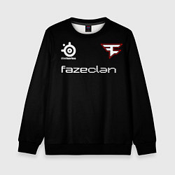 Свитшот детский FaZe Clan - S1mple 007, цвет: 3D-черный