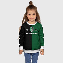 Свитшот детский Krasnodar football, цвет: 3D-белый — фото 2