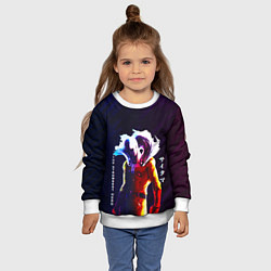 Свитшот детский Anime OPM Saitama The Strongest Hero, цвет: 3D-белый — фото 2