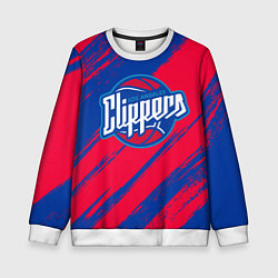 Детский свитшот Клипперс - красно синие