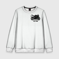 Свитшот детский Sports bikes, цвет: 3D-белый