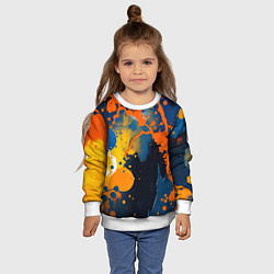 Свитшот детский Краска на стене, цвет: 3D-белый — фото 2