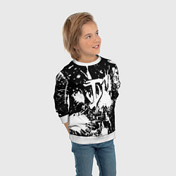 Свитшот детский Doom белые краски, цвет: 3D-белый — фото 2