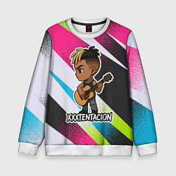 Детский свитшот XXXTentacion в мультяшном стиле