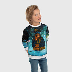 Свитшот детский XXXTentacion think about it, цвет: 3D-белый — фото 2