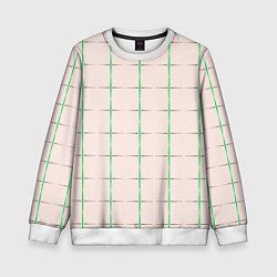 Свитшот детский Color white stripes, цвет: 3D-белый