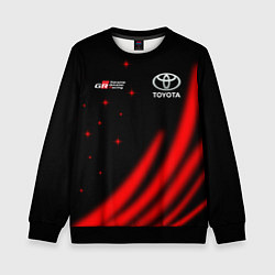 Свитшот детский Toyota GR Gazoo Racing, цвет: 3D-черный