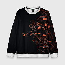 Свитшот детский Китайский орнамент, цвет: 3D-белый