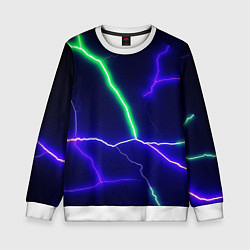 Детский свитшот Multicolored lightning