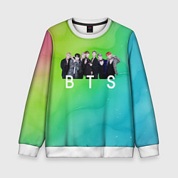 Свитшот детский BTS kpop, цвет: 3D-белый
