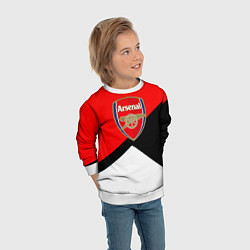 Свитшот детский Arsenal geometry sport, цвет: 3D-белый — фото 2