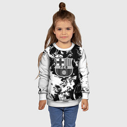 Свитшот детский Juventus белый дым, цвет: 3D-белый — фото 2