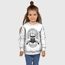 Свитшот детский Водитель грузовика, цвет: 3D-белый — фото 2