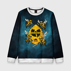 Свитшот детский Wu-tang clan пчелы, цвет: 3D-белый