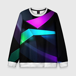 Детский свитшот Neon colored geometric