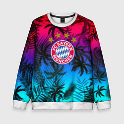 Детский свитшот Бавария Мюнхен неон тропики