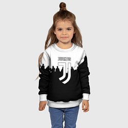 Свитшот детский Ювентус команды, цвет: 3D-белый — фото 2