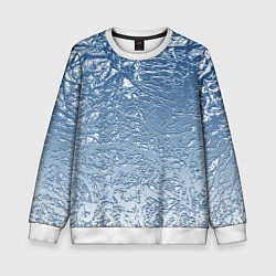 Свитшот детский Налипший снег, цвет: 3D-белый