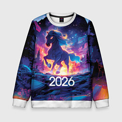 Детский свитшот 2026 Фэнтези лошадка