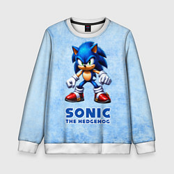Детский свитшот Sonic - синий ёж