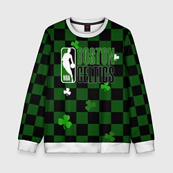 Свитшот детский NBA Boston Celtics, цвет: 3D-белый