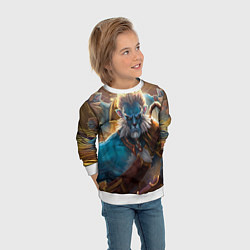 Свитшот детский Phantom Lancer, цвет: 3D-белый — фото 2