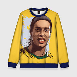 Свитшот детский Ronaldinho Art, цвет: 3D-синий